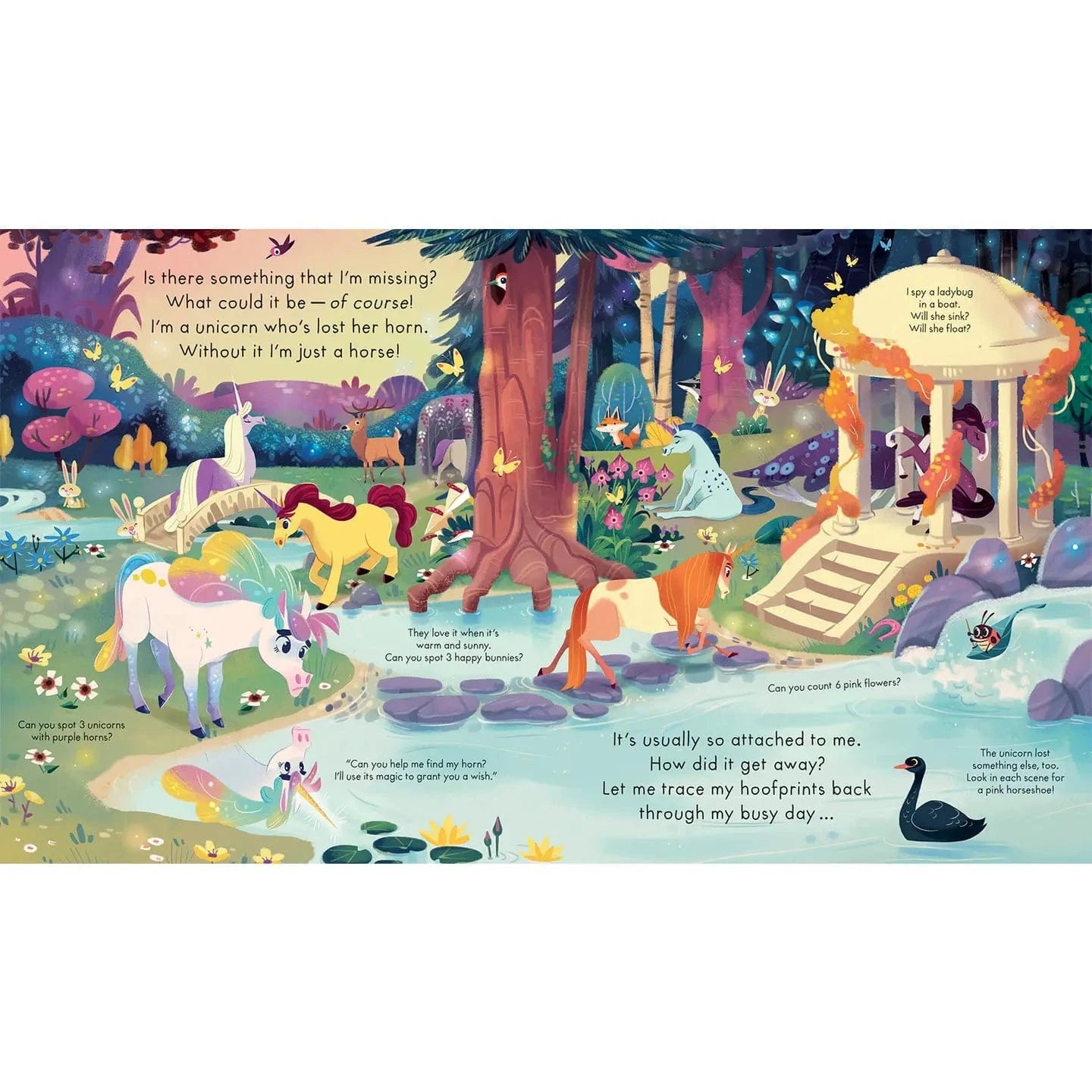 Unicorn Wish & Find (I Spy with My Little Eye) Cottage Door Press Lil Tulips