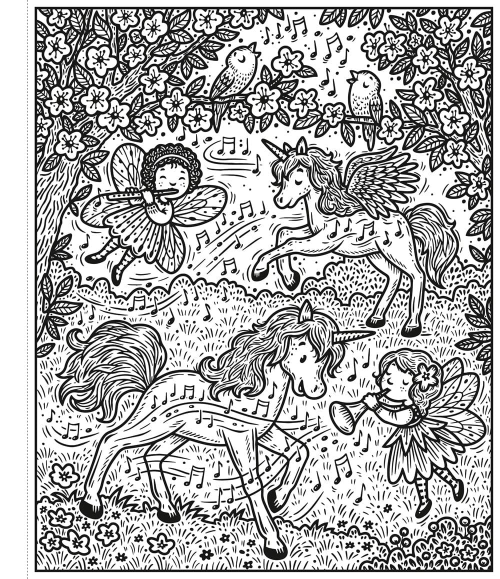 Unicorn World Magic Painting Book Harper Collins Childrens Lil Tulips