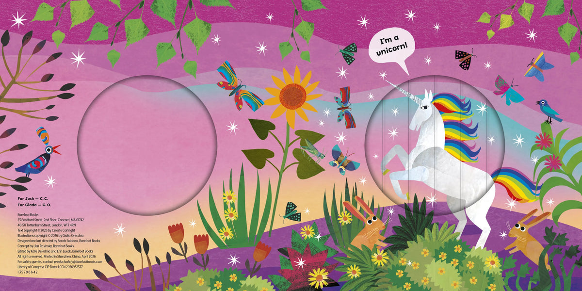 Unicorns and Other Creatures of the Earth Board Book Barefoot Books Lil Tulips