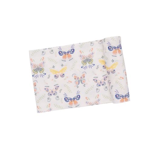Botany Butterflies Stretch Swaddle Blanket