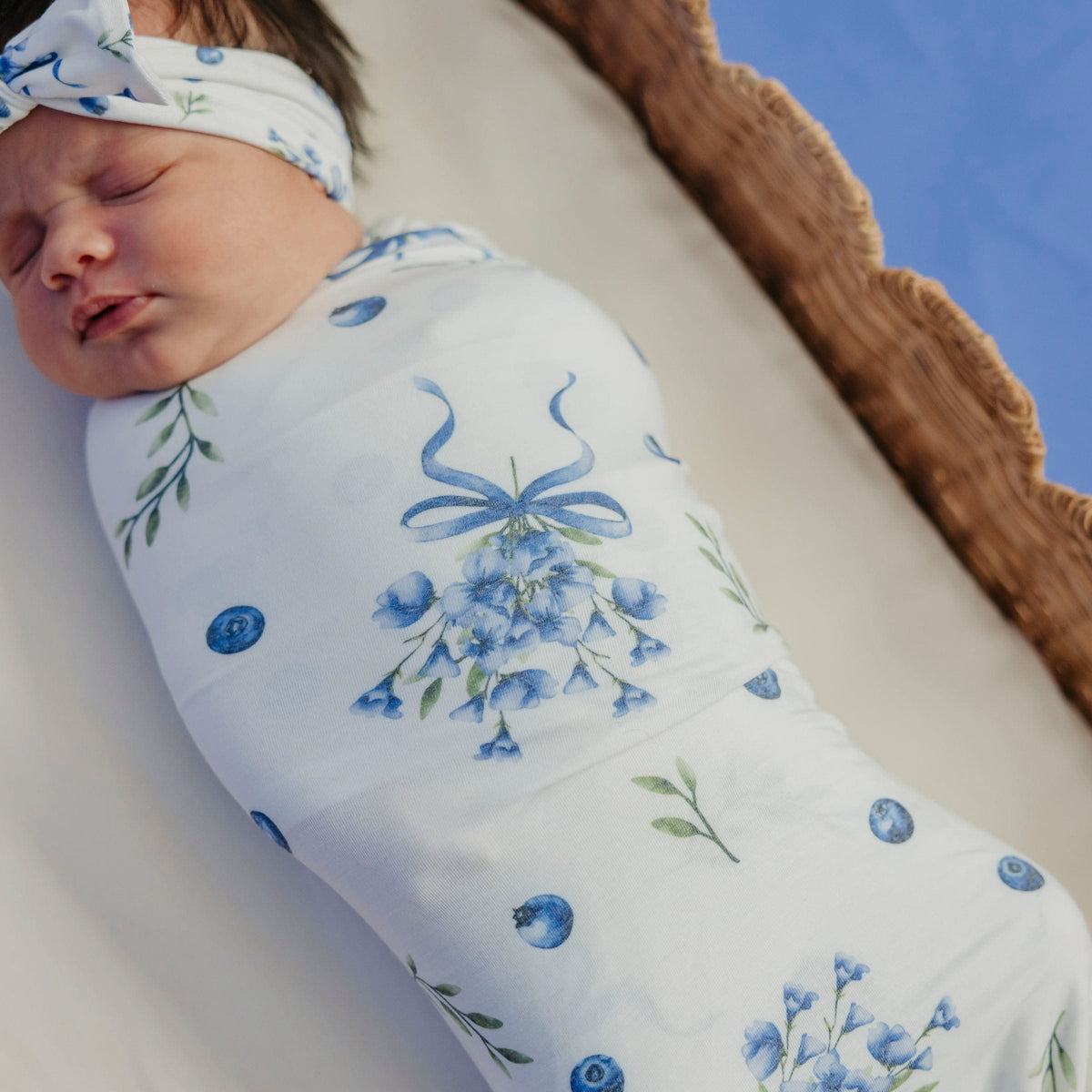 Copper Pearl Knit Swaddle Blanket - Catherine, additional view 1