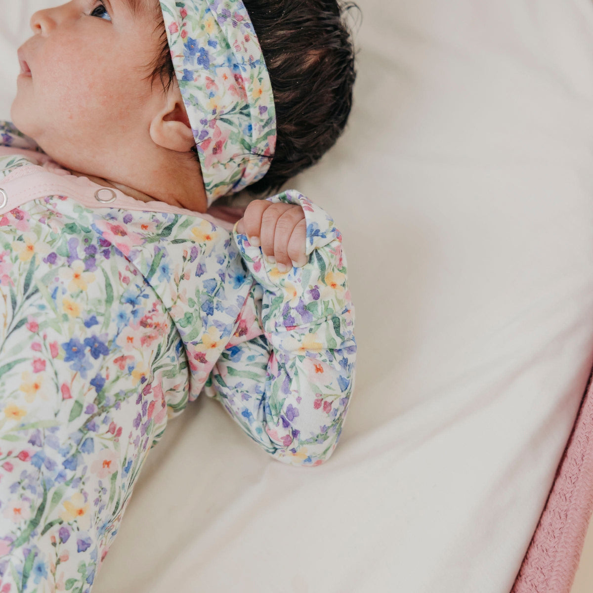 Copper Pearl Newborn Knotted Gown - Josie, additional view 1
