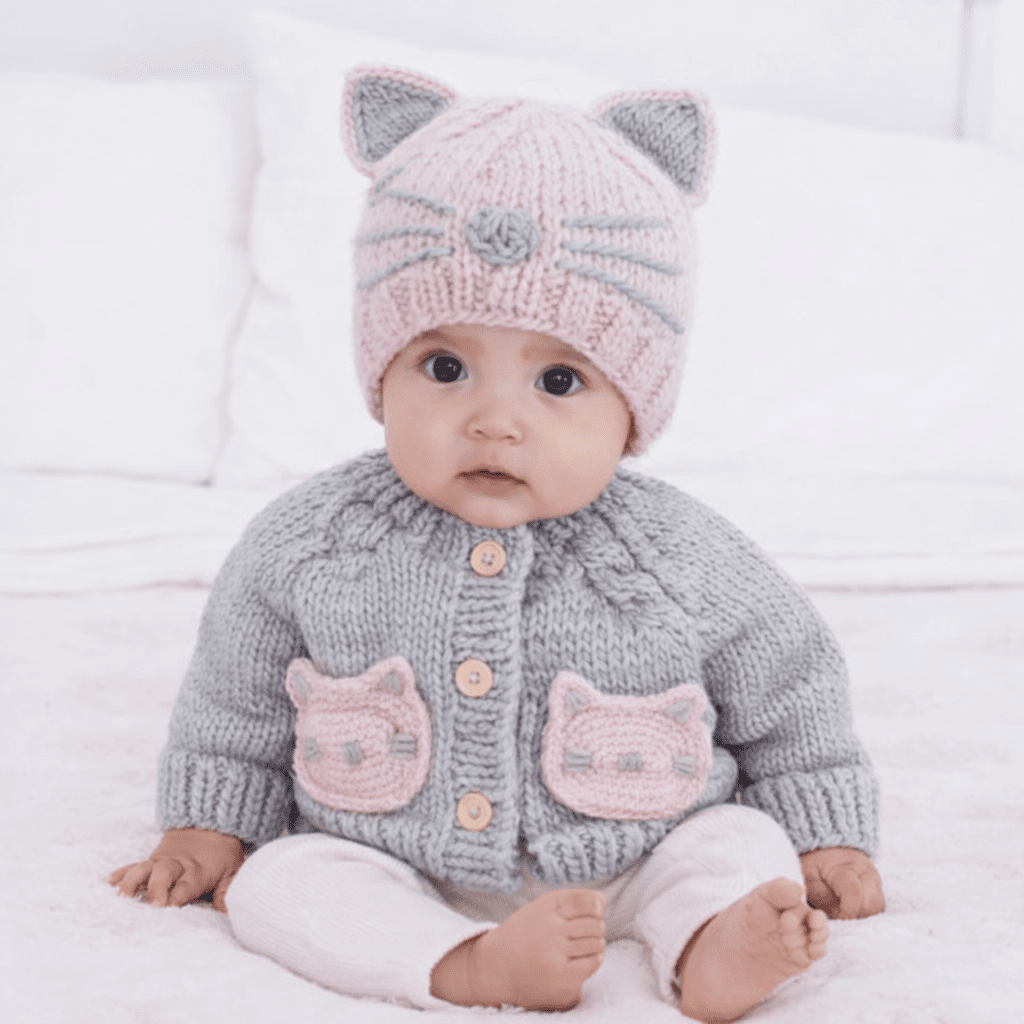 Kitty Beanie for Baby & Kids