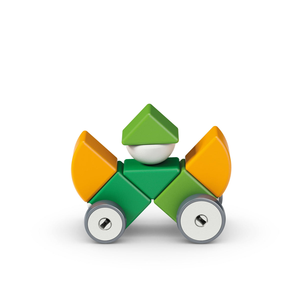 Geomag Magicube Shapes & Wheels Recycled Set - 13 Pieces official Geomag product image