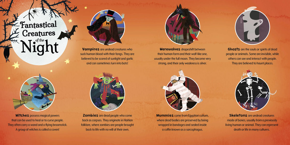 Vampires and Other Creatures of the Night Board Book Barefoot Books Lil Tulips