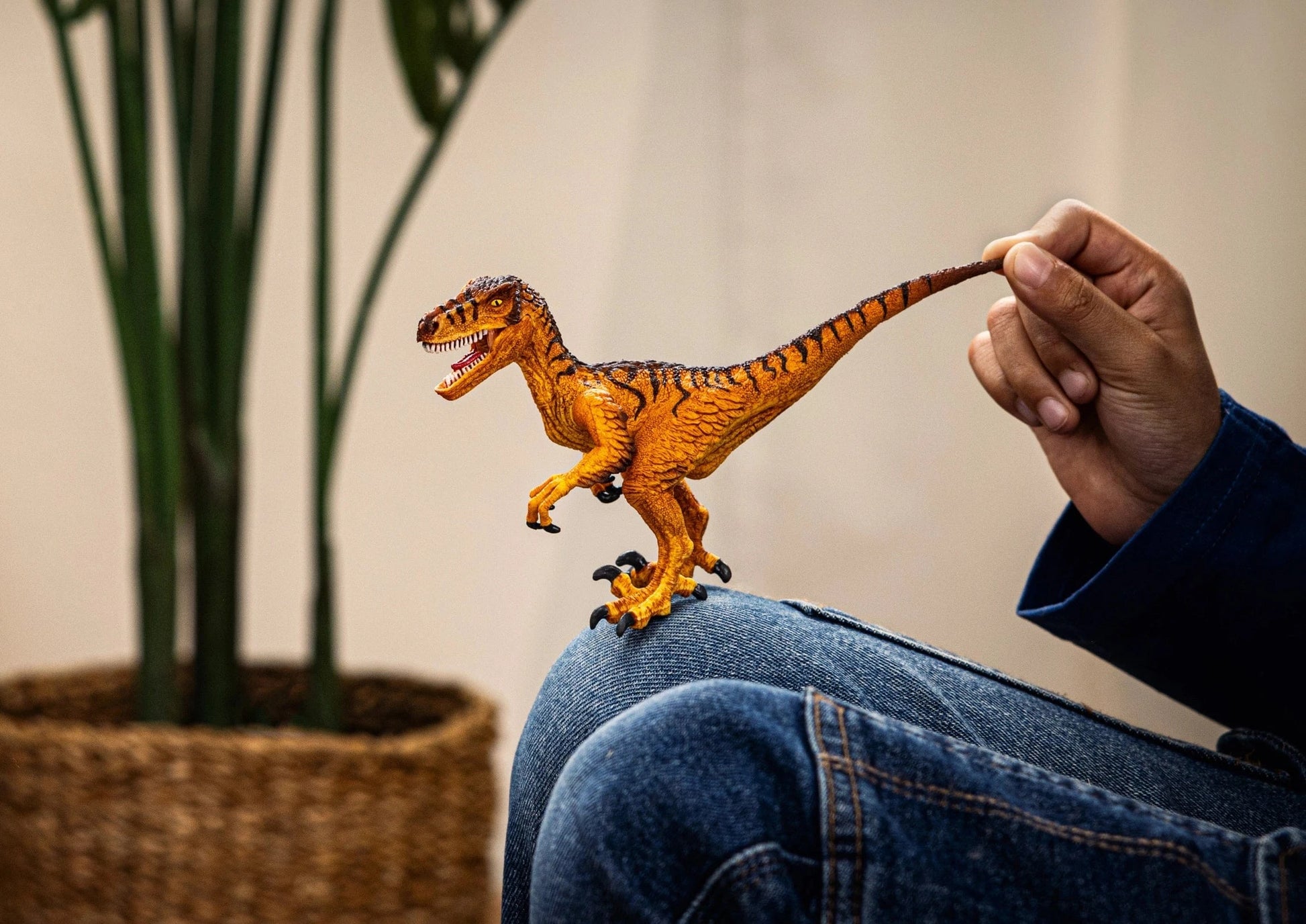 Velociraptor Dinosaure Toy Schleich Lil Tulips