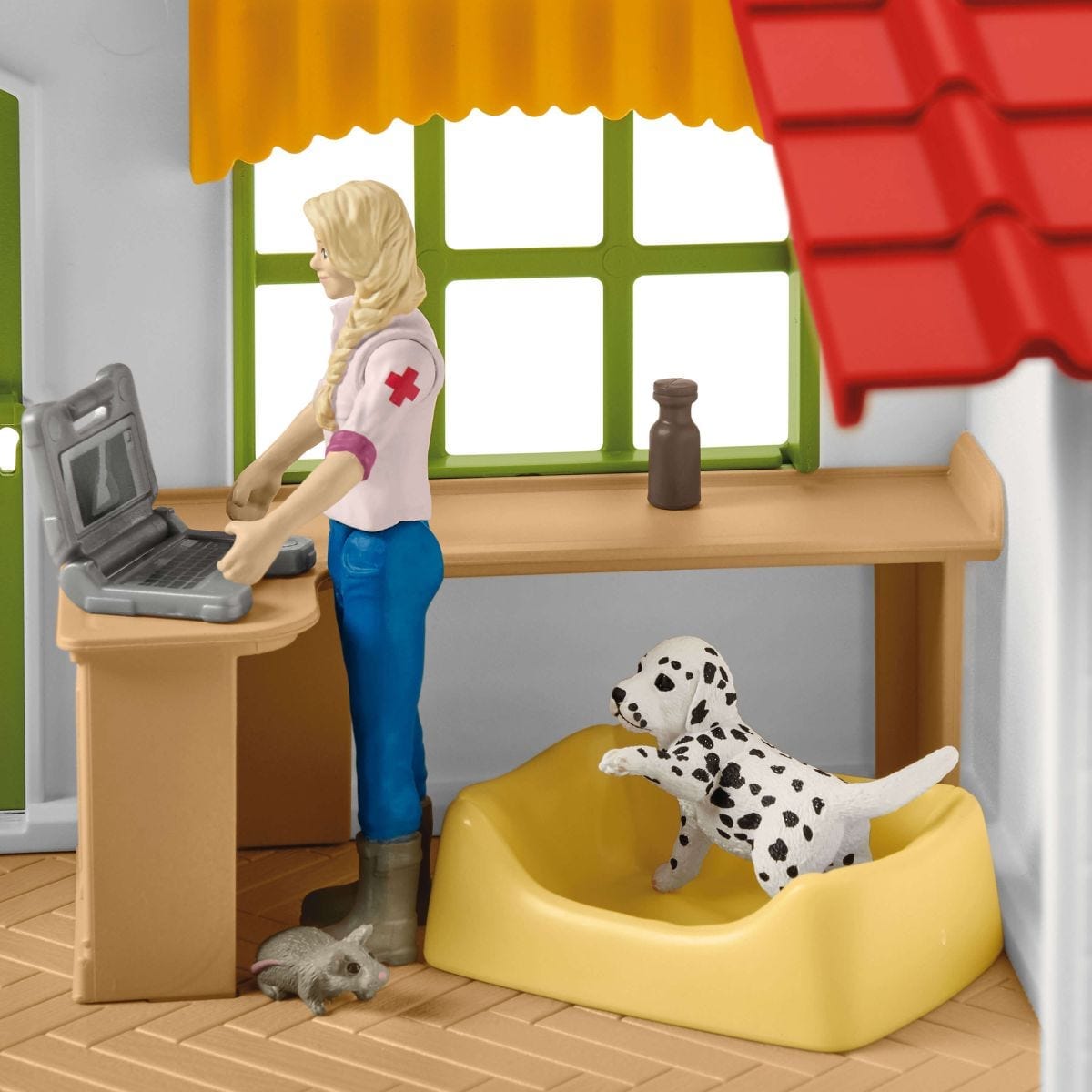 Veterinary Practice with Pets Farm Figurine Toys Play Set Schleich Lil Tulips