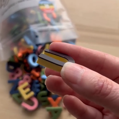 1" 200pc Rainbow Mod Magnetic Letters