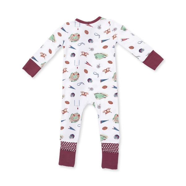 Vintage Football - Convertible Romper Angel Dear Lil Tulips