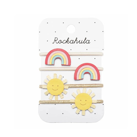 Vintage Rainbow and Sun Ponies Rockahula Kids buble Lil Tulips