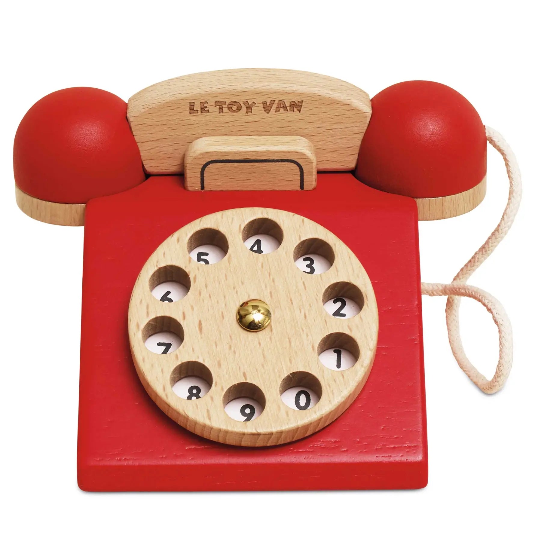 Vintage Wooden Phone Le Toy Van Lil Tulips