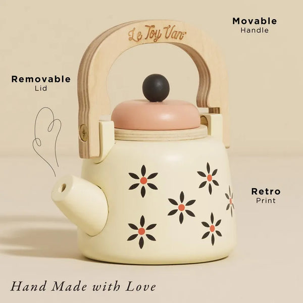 Vintage Wooden Role Play Kettle Le Toy Van Lil Tulips