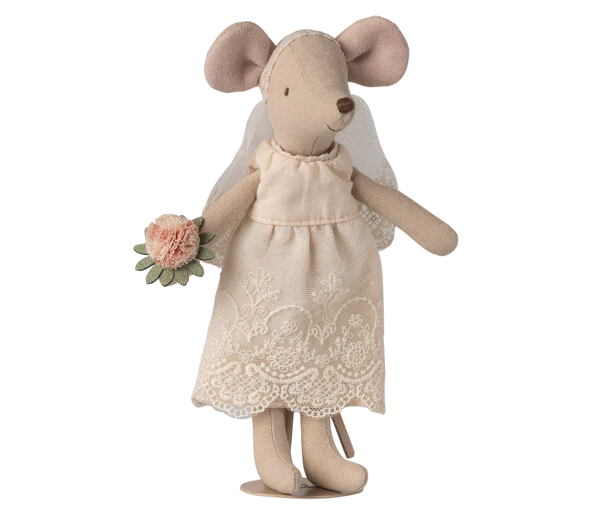 Wedding mice couple in box, Mum and Dad Maileg Lil Tulips