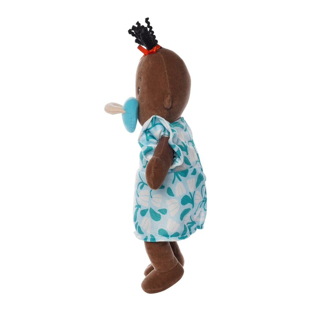 Wee Baby Stella Brown with Black Wavy Tuft Manhattan Toy Company Lil Tulips