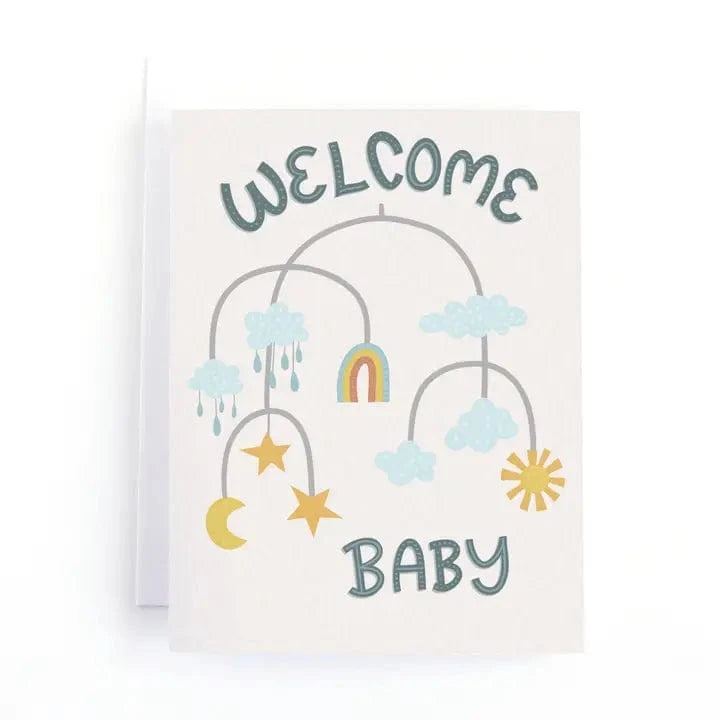 Welcome Baby Shower Card Pedaller Designs Lil Tulips