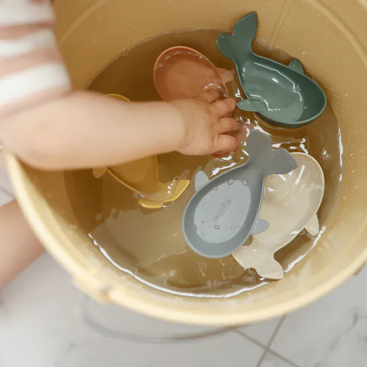 Whale Bath Stackers - Original Mushie Lil Tulips