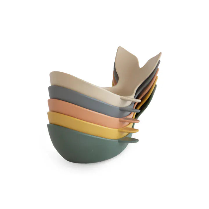 Whale Bath Stackers - Retro Mushie Lil Tulips