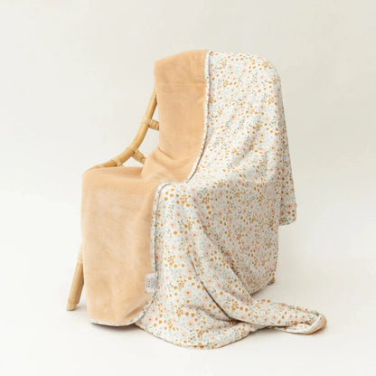 Whimsical Floral Small Ribbed Adult Blanket Brave Little Ones Blankets Lil Tulips