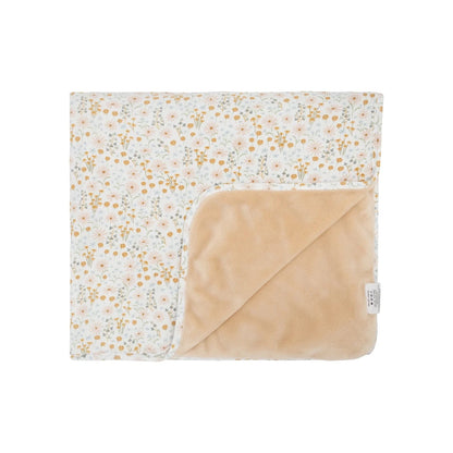 Whimsical Floral Small Ribbed Adult Blanket Brave Little Ones Blankets Lil Tulips