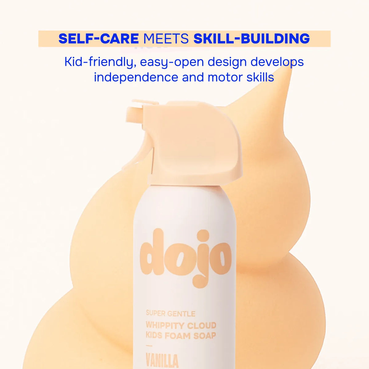 Whippity Cloud Kids Foaming Soap - Vanilla Sandalwood Dojo Lil Tulips