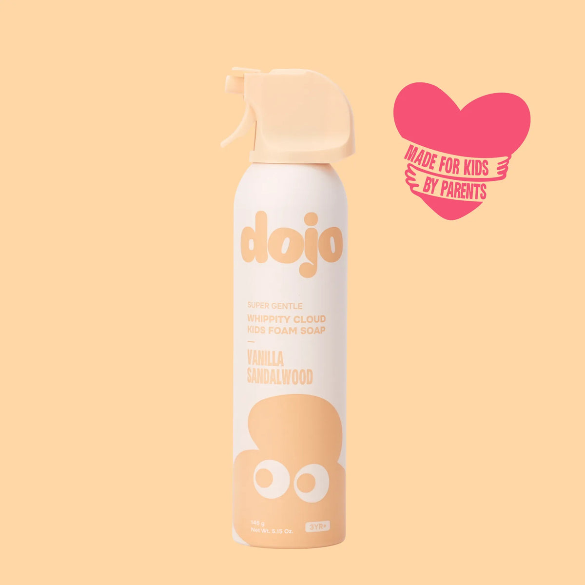 Whippity Cloud Kids Foaming Soap - Vanilla Sandalwood Dojo Lil Tulips