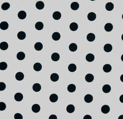 White & Black Dots Baby Paper with Loop Baby Paper Lil Tulips