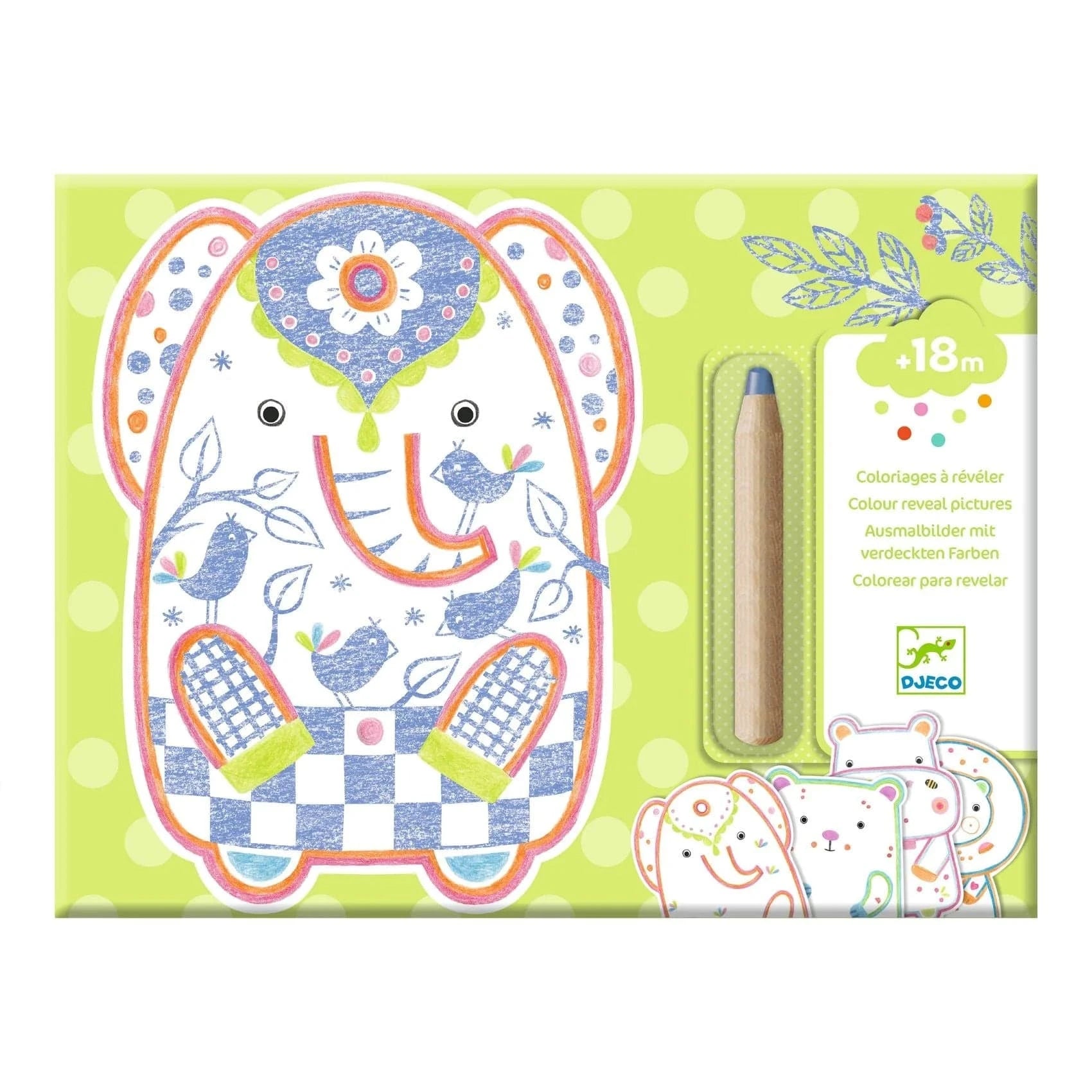 Wild Animals Coloring KIt Djeco Lil Tulips