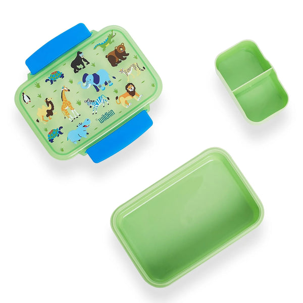 Wild Animals Reusable Food Container Bento Box Wildkin Lil Tulips