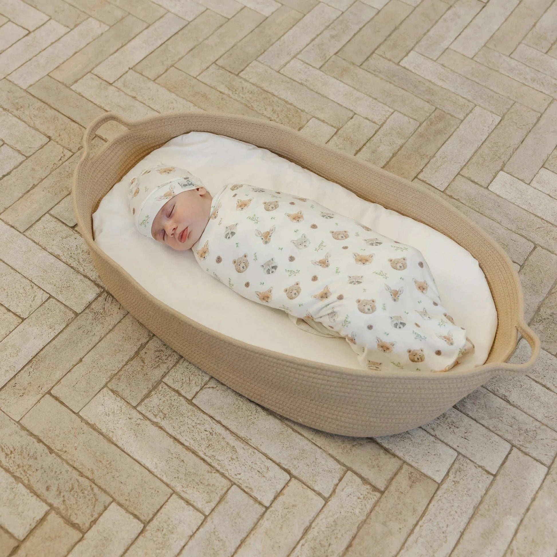 Wilder Knit Swaddle Blanket Copper Pearl Lil Tulips