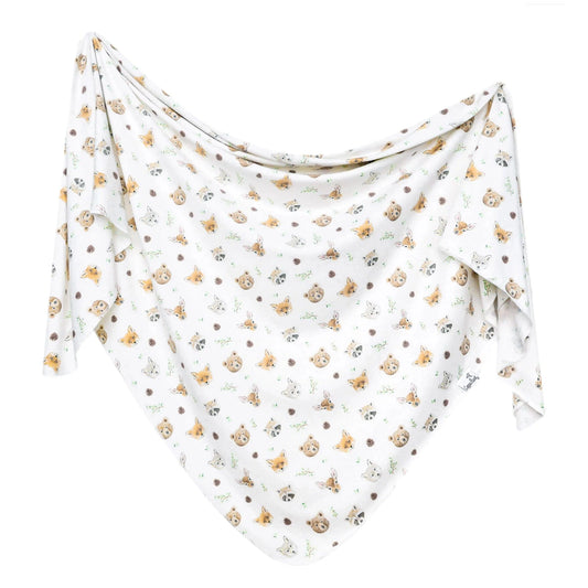 Wilder Knit Swaddle Blanket Copper Pearl Lil Tulips