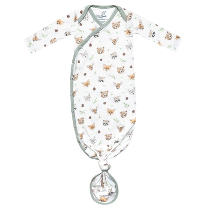 Wilder Newborn Knotted Gown Copper Pearl Lil Tulips