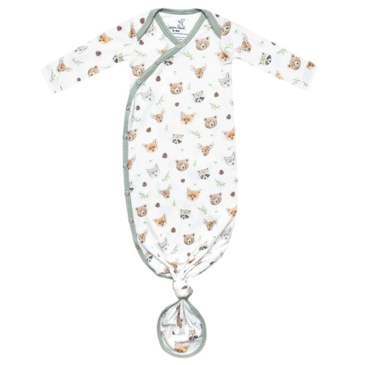Wilder Newborn Knotted Gown Copper Pearl Lil Tulips