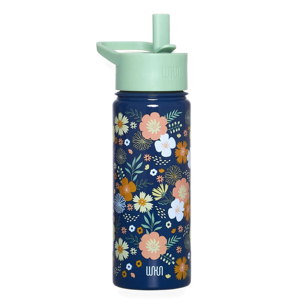 Wildflower Bloom 18 oz Stainless Steel Water Bottle Wildkin Lil Tulips