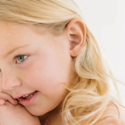 Wildflower Flat Back Earrings Pip Pop Post Lil Tulips