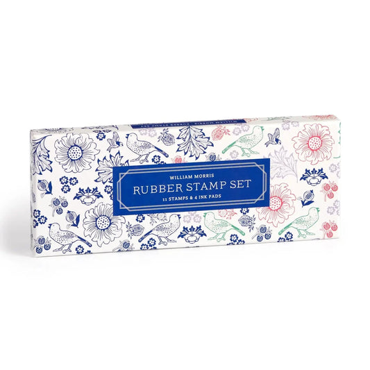 William Morris Rubber Stamp Set Chronicle Books Lil Tulips