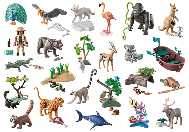 Wiltopia - DIY Advent Calendar: Animal Trip around the World 71006 Playmobil Toys Lil Tulips