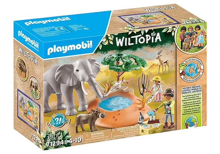 Wiltopia: Elephant at the Waterhole 71294 Playmobil Toys Lil Tulips