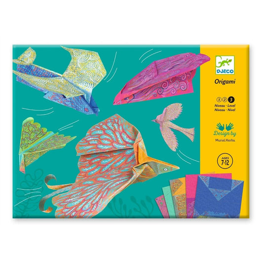 Wing Beat Origami Paper Craft Kit Djeco Lil Tulips