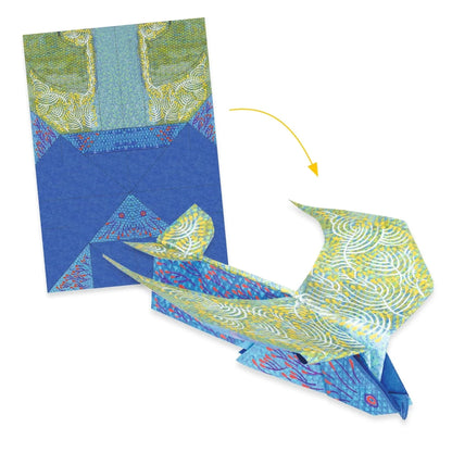Wing Beat Origami Paper Craft Kit Djeco Lil Tulips