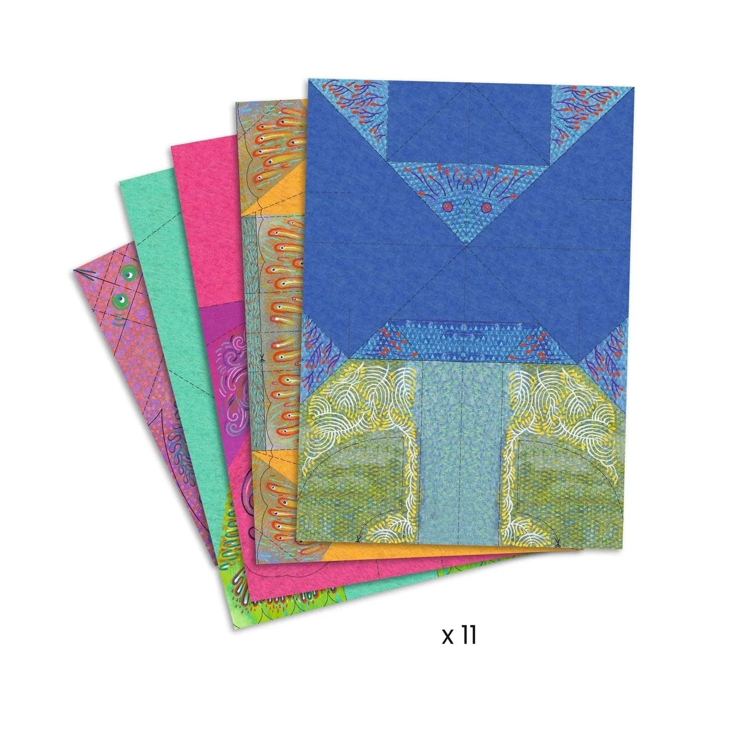 Wing Beat Origami Paper Craft Kit Djeco Lil Tulips