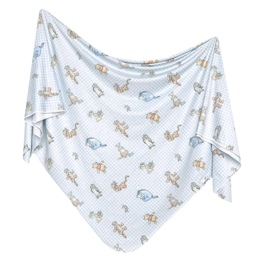 Winnie the Pooh & Friends Knit Swaddle Blanket Copper Pearl Lil Tulips