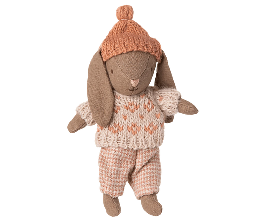 Winter bunny, Micro - Brown - Rose Maileg Lil Tulips
