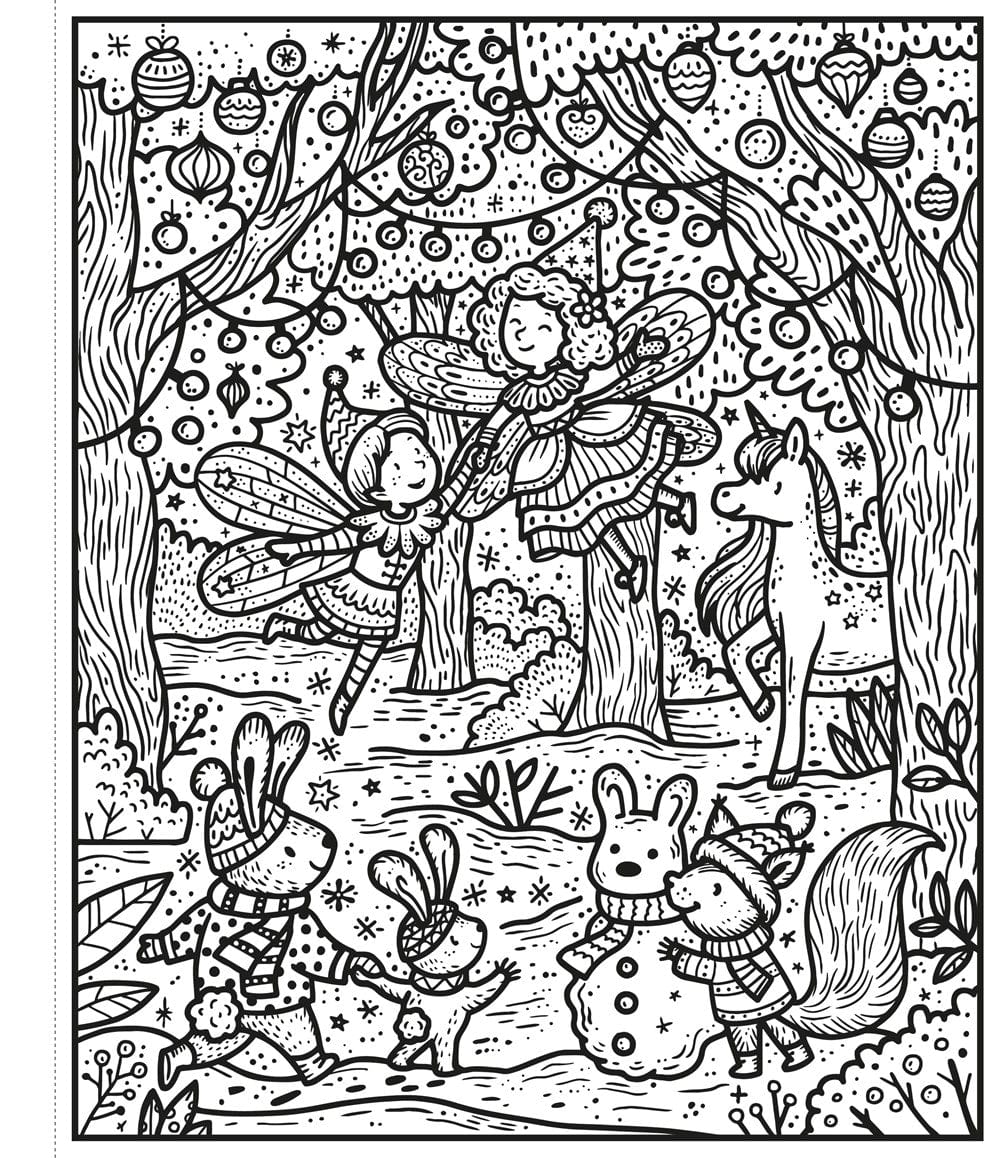 Winter Wonderland Magic Painting Book Harper Collins Childrens Lil Tulips