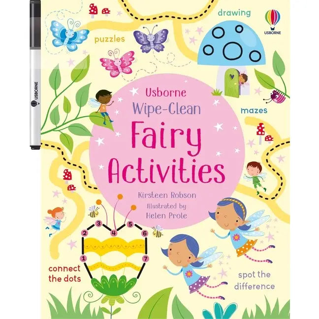 Wipe-Clean Fairy Activities Harper Collins Childrens Lil Tulips