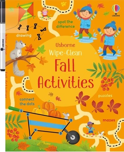 Wipe-Clean Fall Activities Harper Collins Childrens Lil Tulips