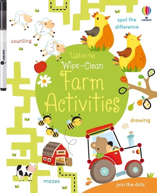 Wipe-Clean Farm Activities Harper Collins Childrens Lil Tulips
