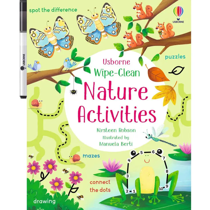 Wipe-Clean Nature Activities Harper Collins Childrens Lil Tulips