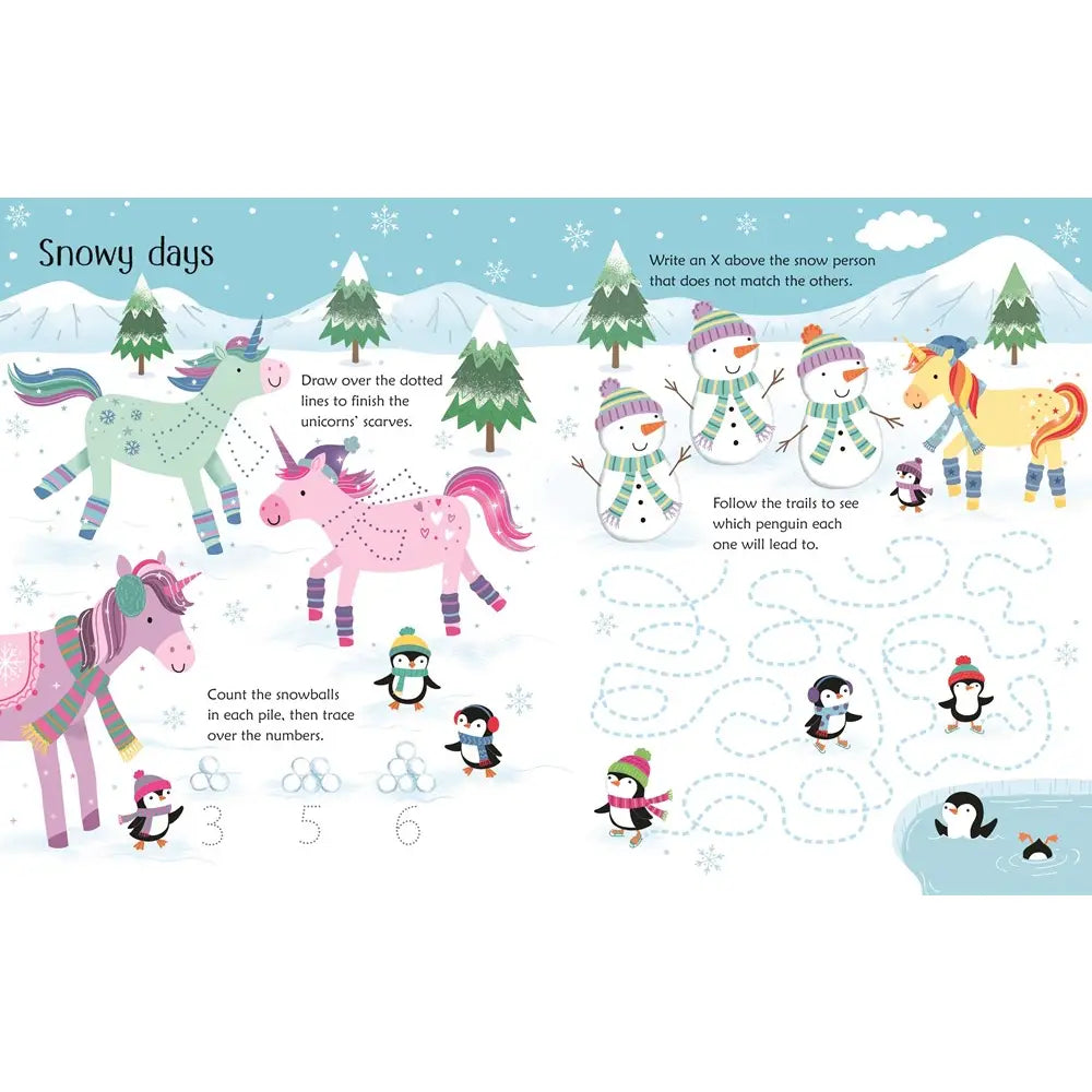 Wipe-Clean Unicorn Activities Harper Collins Childrens Lil Tulips