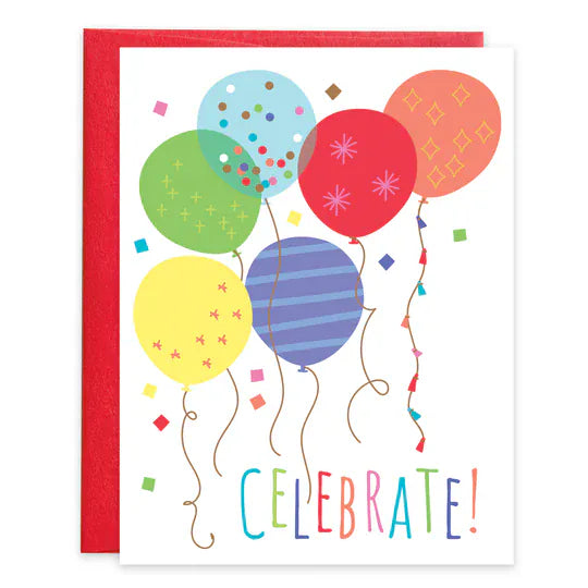 With Scripture Birthday Card - Celebrate Balloons Gina B Designs Lil Tulips