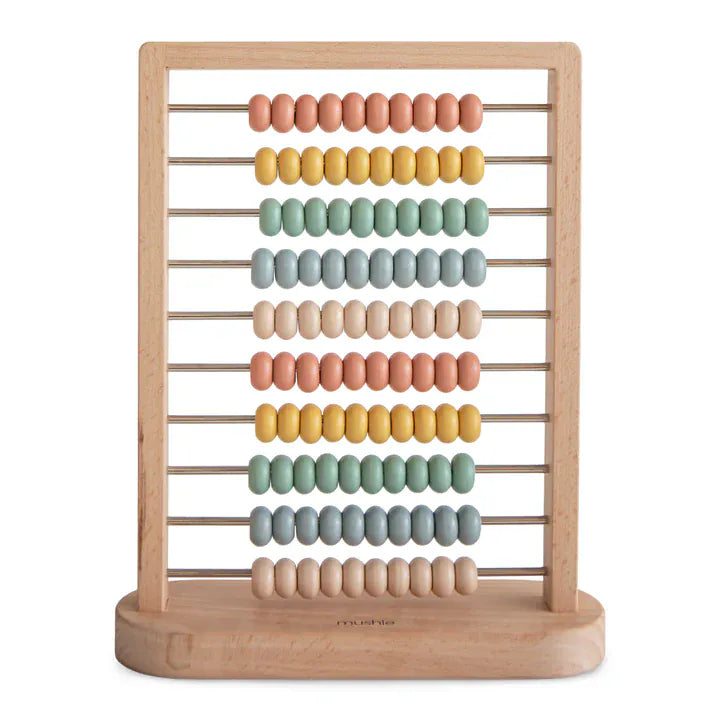 Wooden Abacus Mushie Lil Tulips